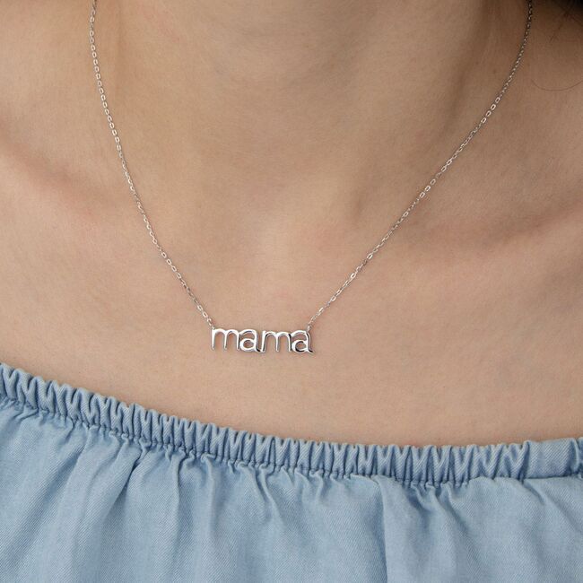 Lant argint personalizat mama