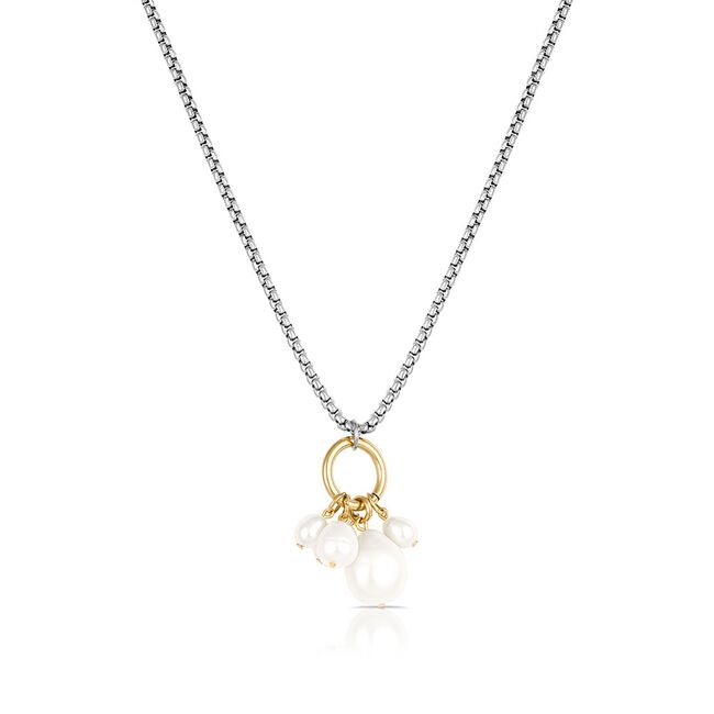 Lant argintiu, Freelook, pentru dama, din otel inoxidabil, FRJ.3.6014-2