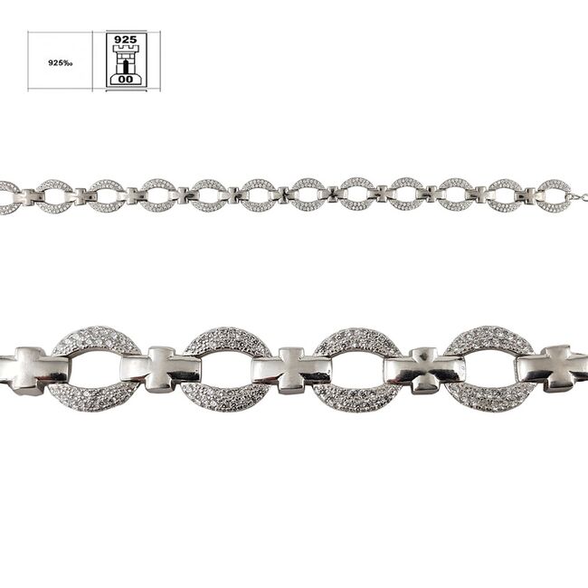 Bratara argint eleganta zirconii Thia