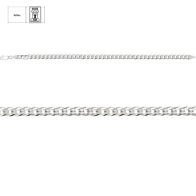 Bratara argint barbati Enzo 20 cm