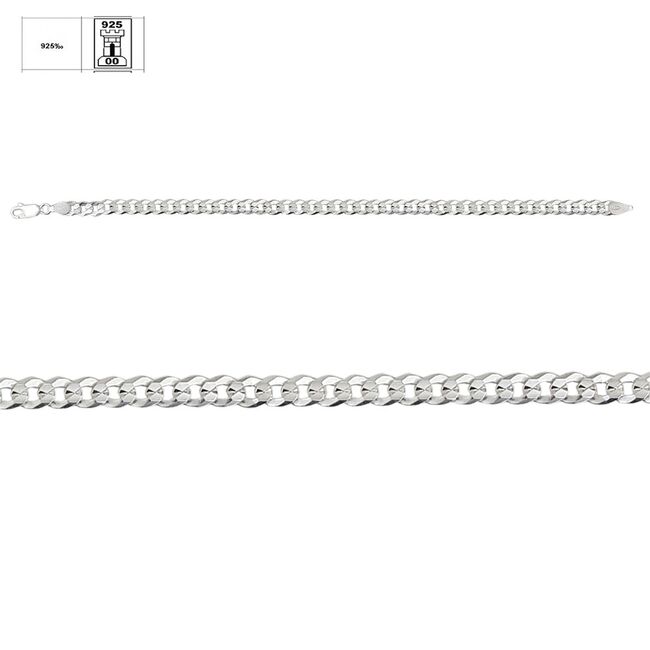 Bratara argint barbati Enzo 21 cm