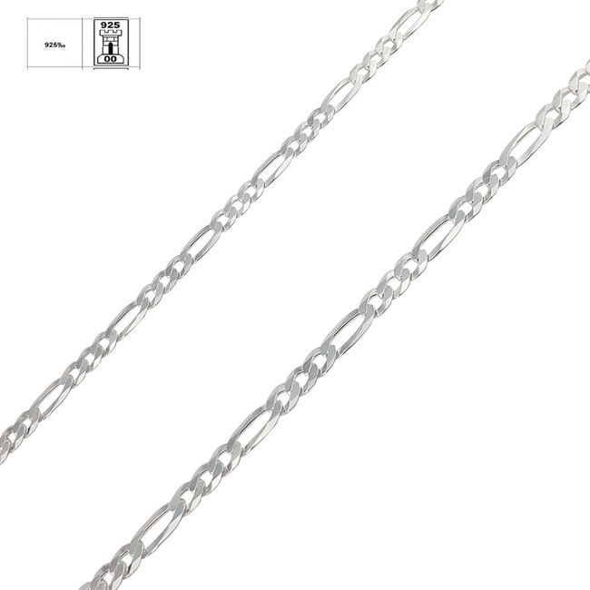 Bratara barbati argint Zamir de 20 cm