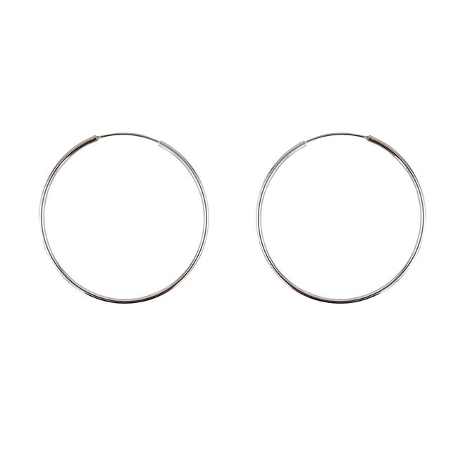 Cercei argint rotunzi Teresia