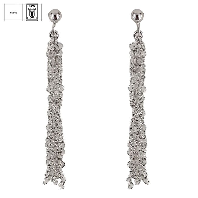 Cercei lungi argint Aimer