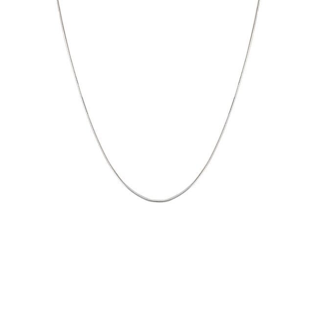 Lant argint la baza gatului 40 cm