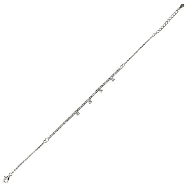 Bratara argint semitennis Thia