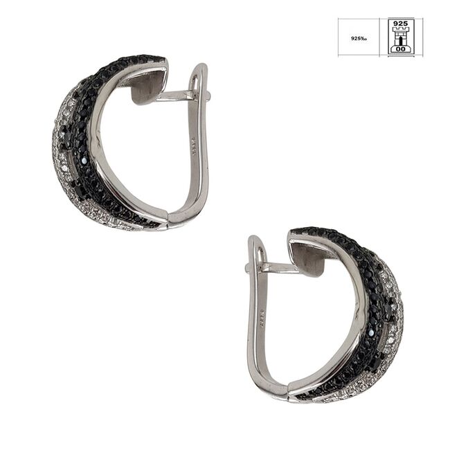 Cercei argint eleganti Thia