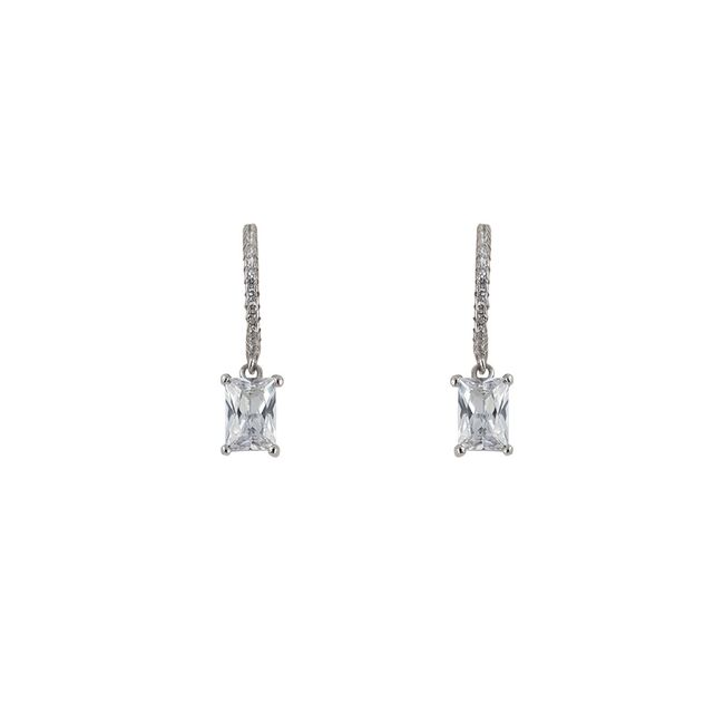 Cercei argint eleganti cu zirconiu  Thia