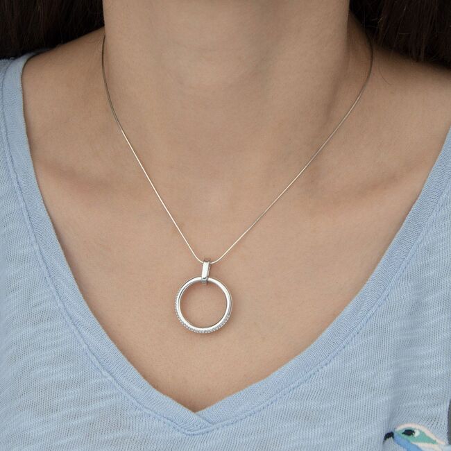 Pandantiv argint cercuri Thia