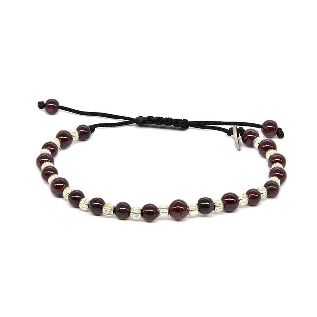 Bratara argint 925 Thia snur Granate