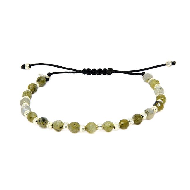 Bratara argint snur labradorit Thia