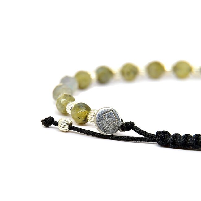 Bratara argint snur labradorit Thia