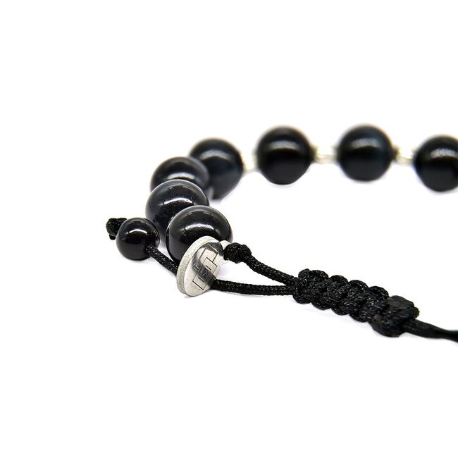 Bratara argint snur ochi de pisica Thia