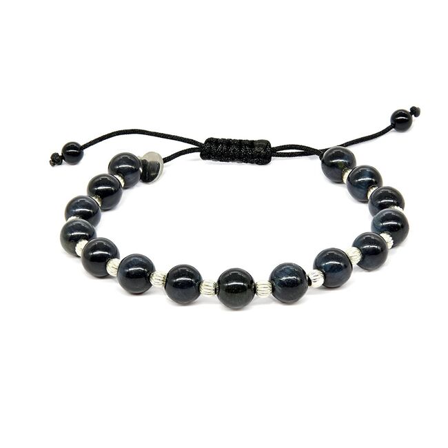 Bratara argint snur ochi de pisica Thia