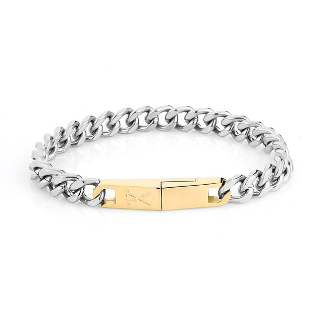 Bratara argintie, Santa Barbara Polo, pentru barbati, din otel inoxidabil, SBJ.6.2028-3