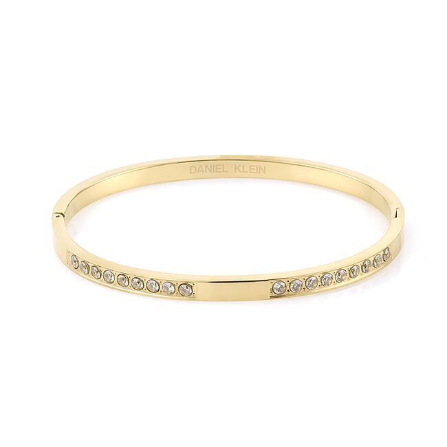 Bratara aurie, Daniel Klein, pentru dama, din otel inoxidabil, DKJ.3.1037-2