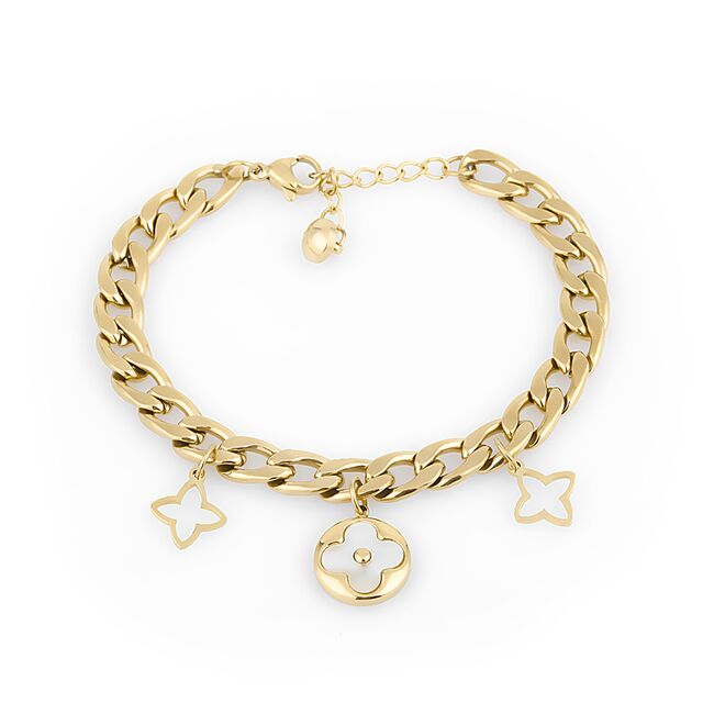 Bratara aurie, Santa Barbara Polo, pentru dama, din otel inoxidabil, SBJ.3.1109-2