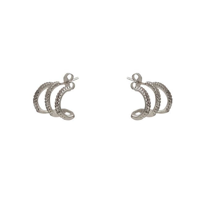 Cercei argint cu zirconiu Thia