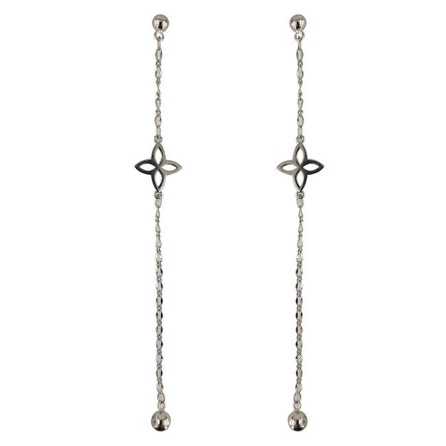 Cercei lungi argint Thia