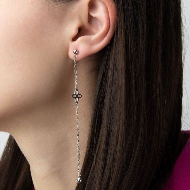 Cercei lungi argint Thia