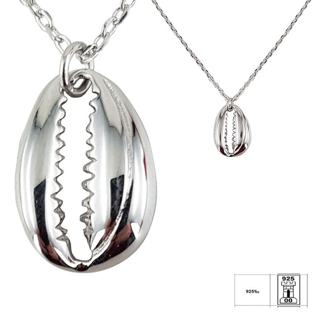 Lant argint cu pandantiv scoica Thia