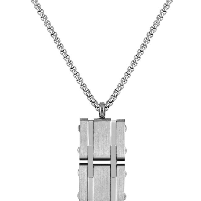 Lant argintiu, Daniel Klein, pentru barbati, din otel inoxidabil, DKJ.4.3008-1