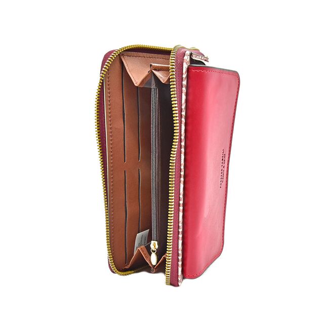 Portofel Angel Din Piele Ecologica Visiniu