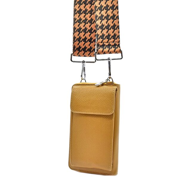 Portofel Din Piele Naturala Ocru