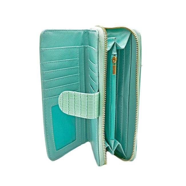 Portofel Yanna Din Piele Ecologica Mint