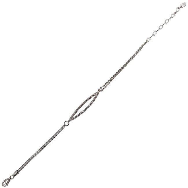 Bratara argint eleganta dubla Thia