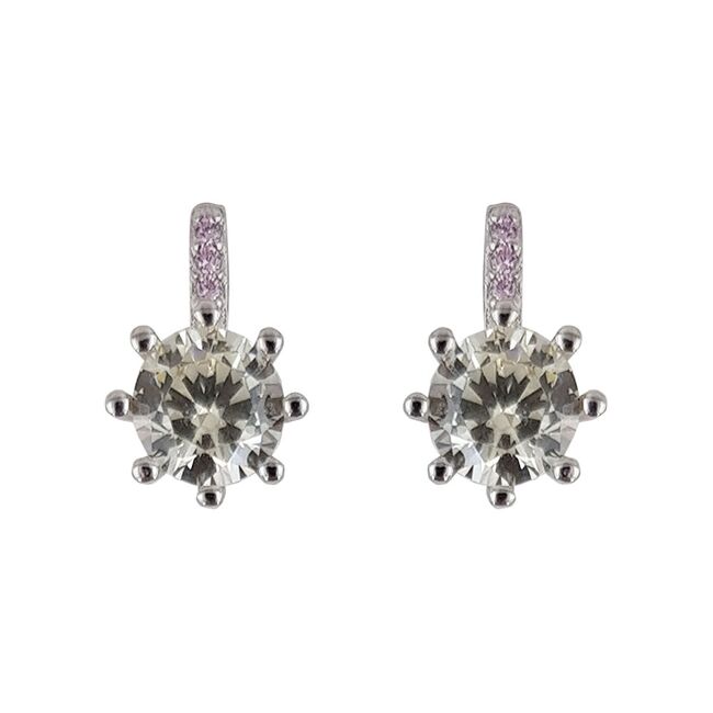 Cercei argint eleganti Thia cu zirconiu