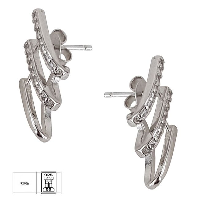 Cercei eleganti argint Thia