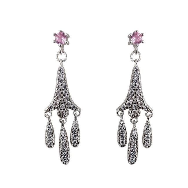 Cercei argint eleganti Thia