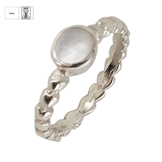 Inel argint banut sidef Thia marimea 51