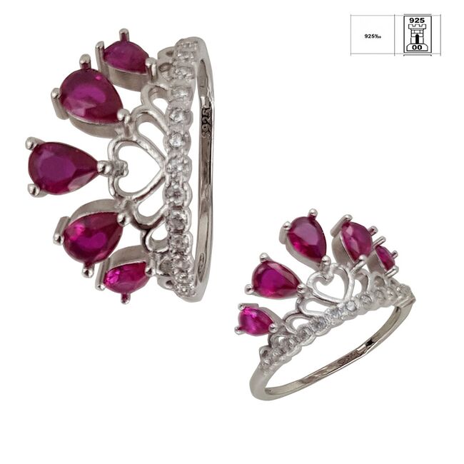 Inel argint 925 Thia silver zirconii