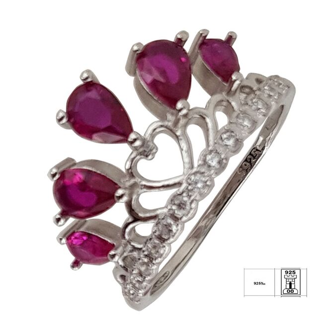 Inel argint 925 Thia silver zirconii