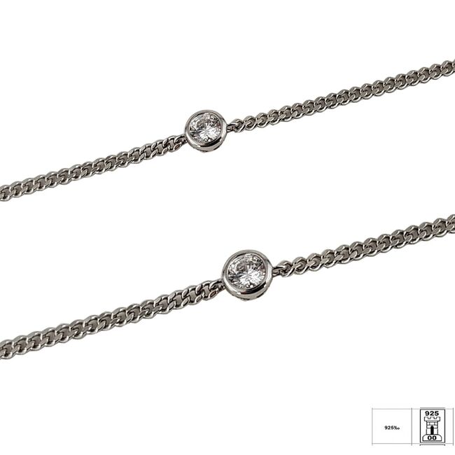 Bratara argint solitaire Thia