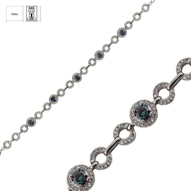 Bratara argint eleganta cuart mistic Thia