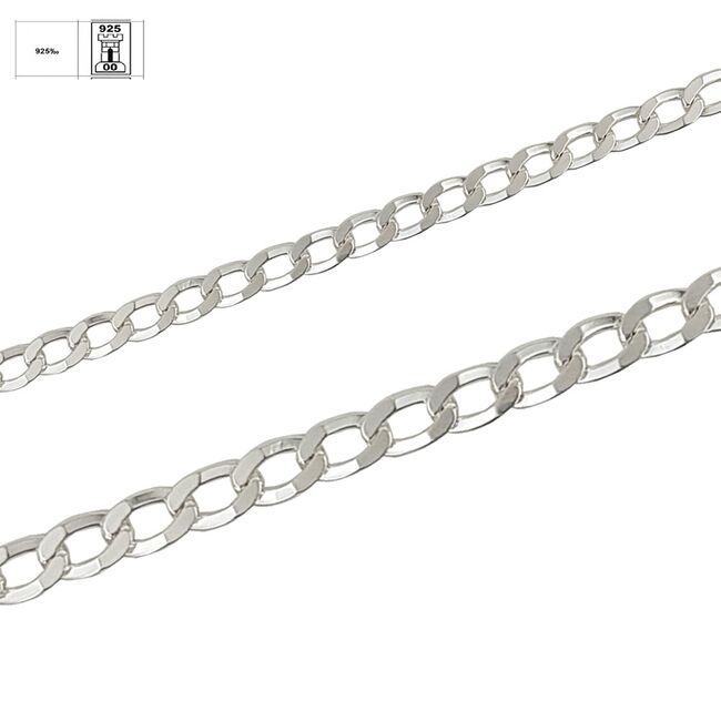 Bratara argint barbati Zemir 21 cm