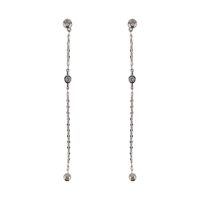 Cercei lungi argint Deni