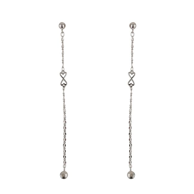 Cercei lungi argint Dubly