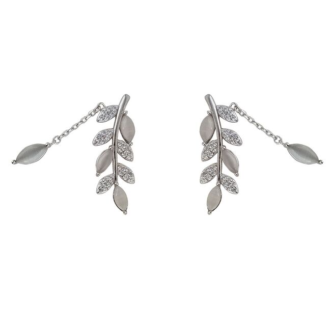 Cercei argint deosebiti cu sidef