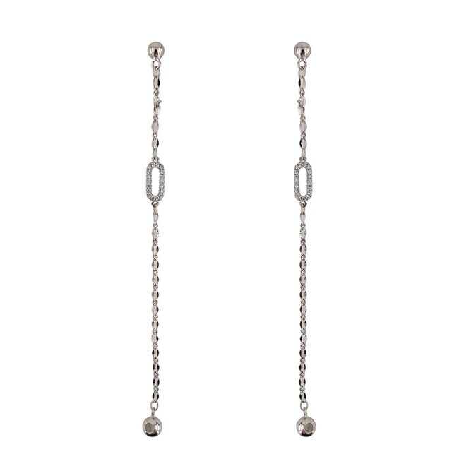 Cercei lungi argint Versay