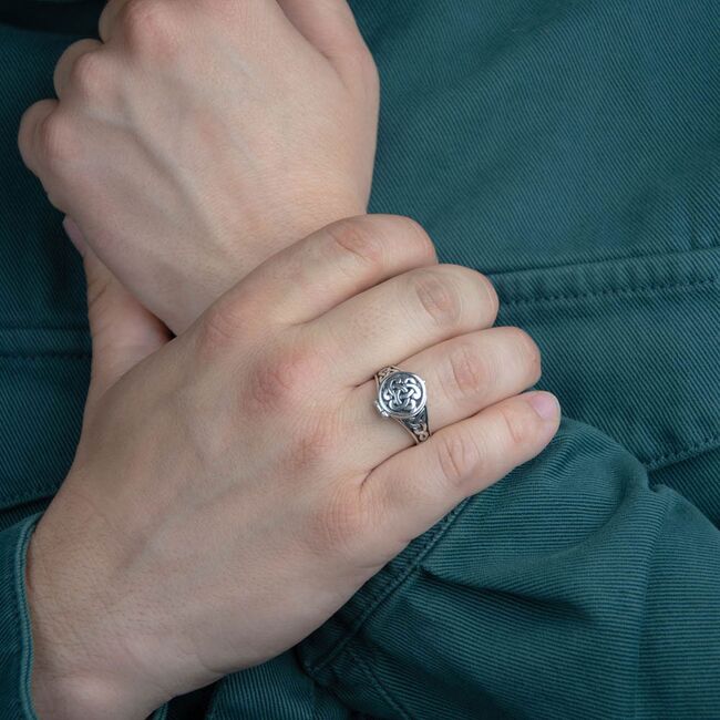 Inel argint barbati compartiment Bold marimea 63