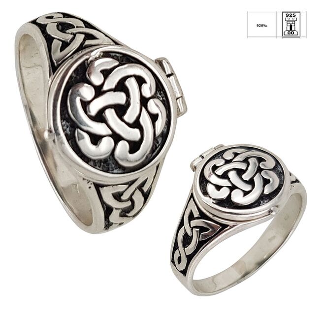 Inel argint barbati compartiment Bold marimea 63