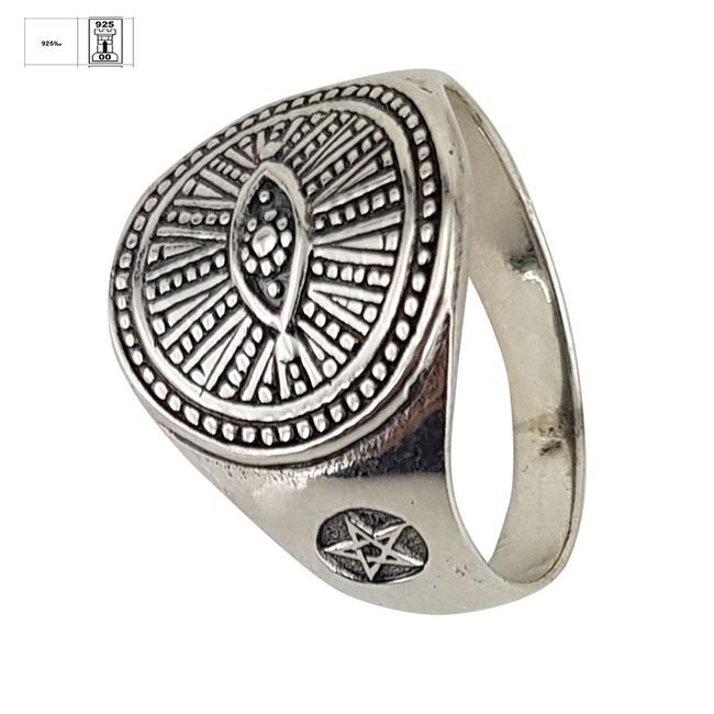 Inel argint barbati tip ghiul Zephyr marimea 62