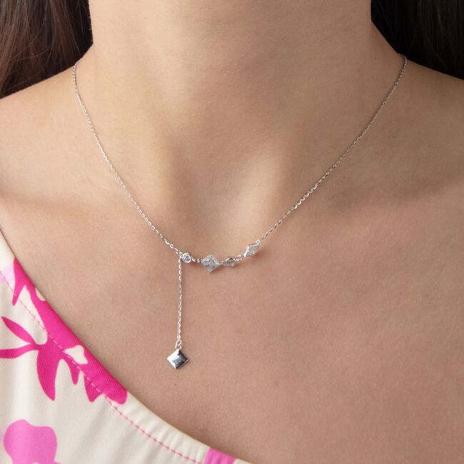 Lant argint forme geometrice Thia