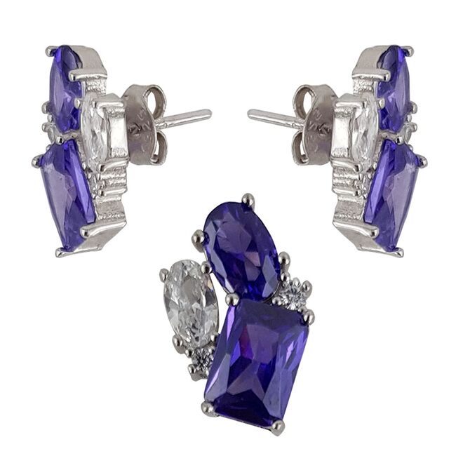 Set argint zirconiu mov Thia