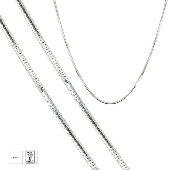 Lant argint simplu 45 cm Astasia