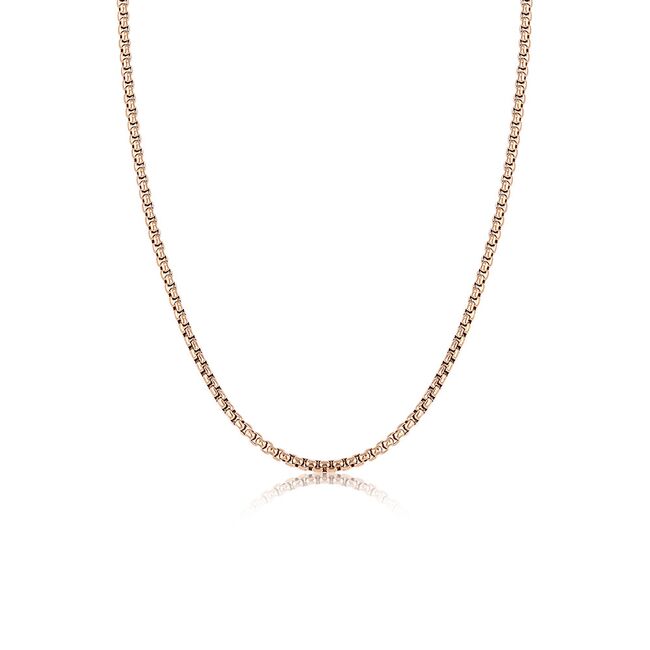 Lant auriu rose, Daniel Klein, pentru barbati, din otel inoxidabil, DKJ.4.3010-2